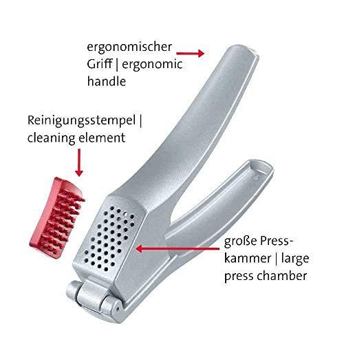 westmark-josie-presse-ail-avec-creux-extra-large-et-l-ment-de-nettoyage-aluminiu image 8