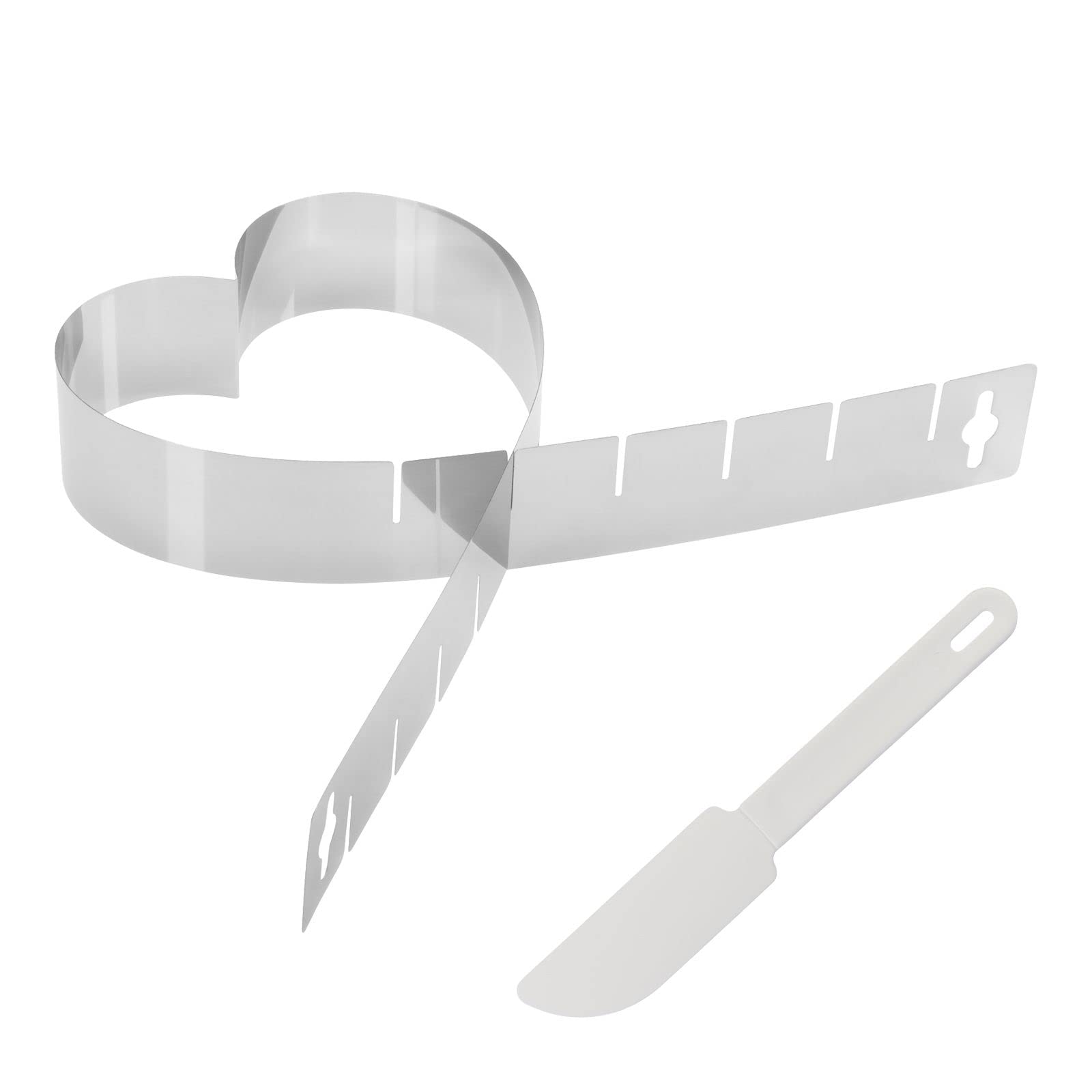 westmark-313422e7-set-p-tisserie-2-pi-ces-moule-g-teau-c-ur-r-glable-dissolvant- image 1