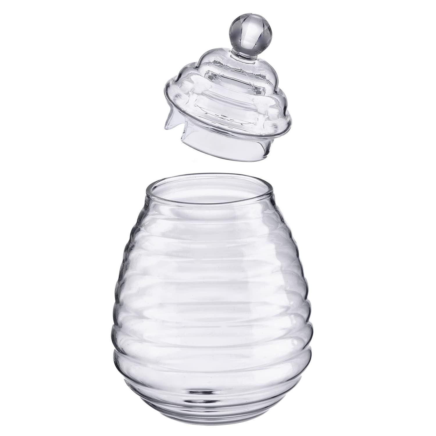 westmark-melli-65142260-pot-miel-en-verre-borosilicate-400-ml-avec-couvercle-et- image 3