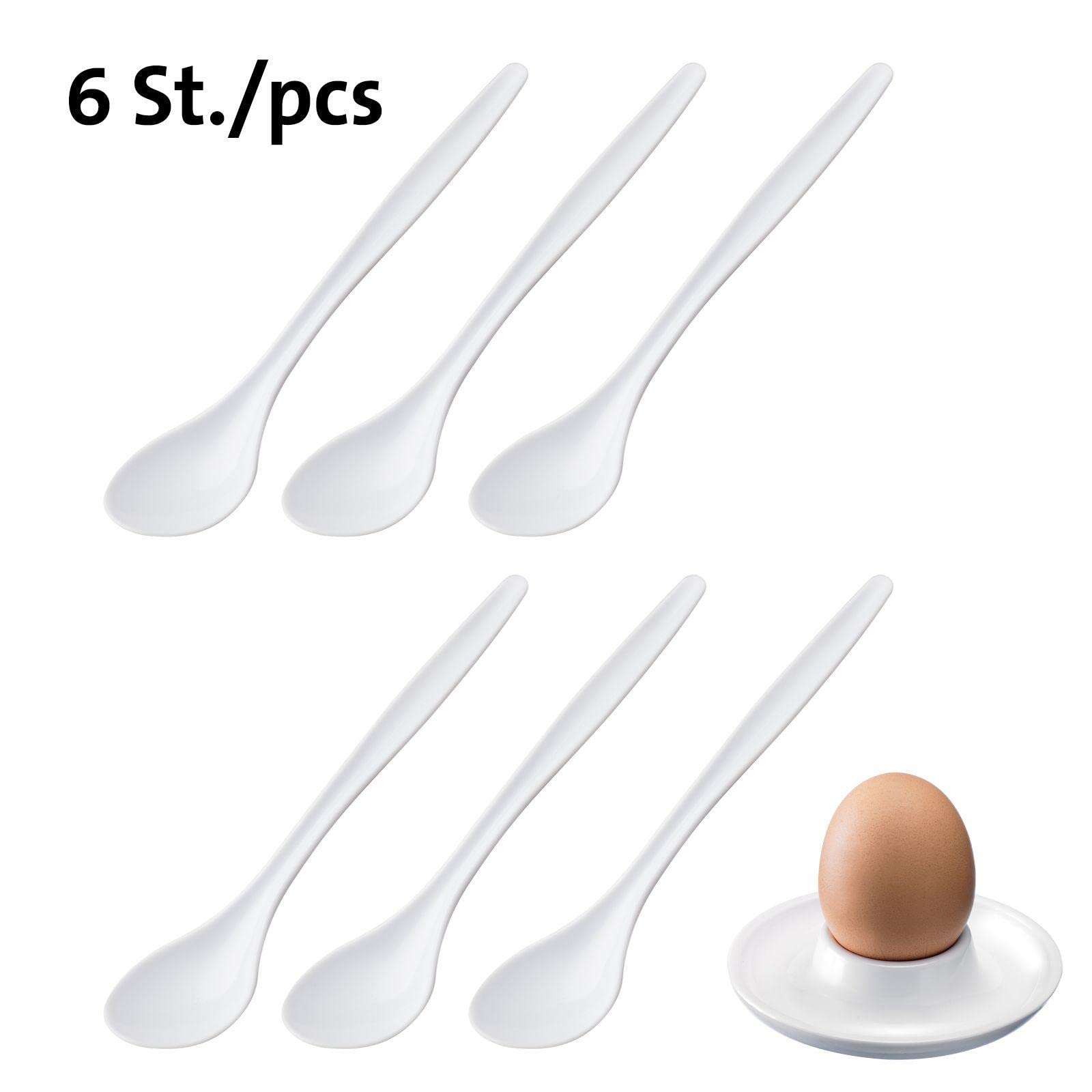 westmark-20842280-set-de-6-cuill-res-uf-en-abs-blanc-14-5-cm image 2