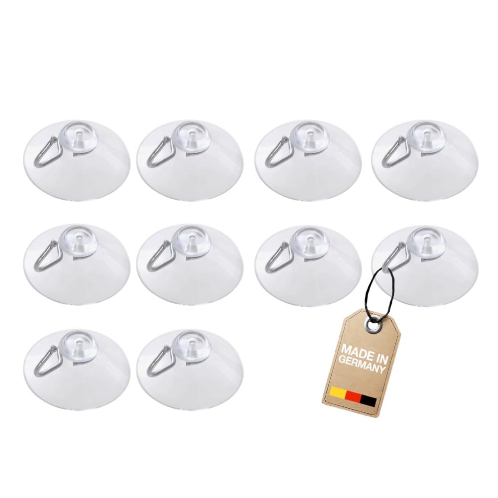 westmark-531822e1-lot-de-10-crochets-ventouse-2-cm-ronds-plastique-m-tal-transpa image 1