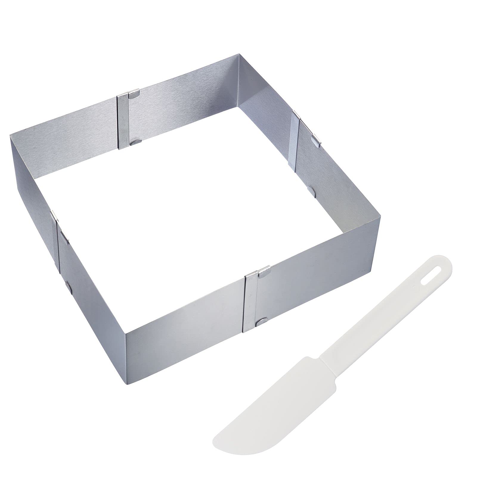 westmark-cadre-p-tisserie-r-glable-15-5-28-cm-en-acier-inoxydable-avec-grattoir- image 1