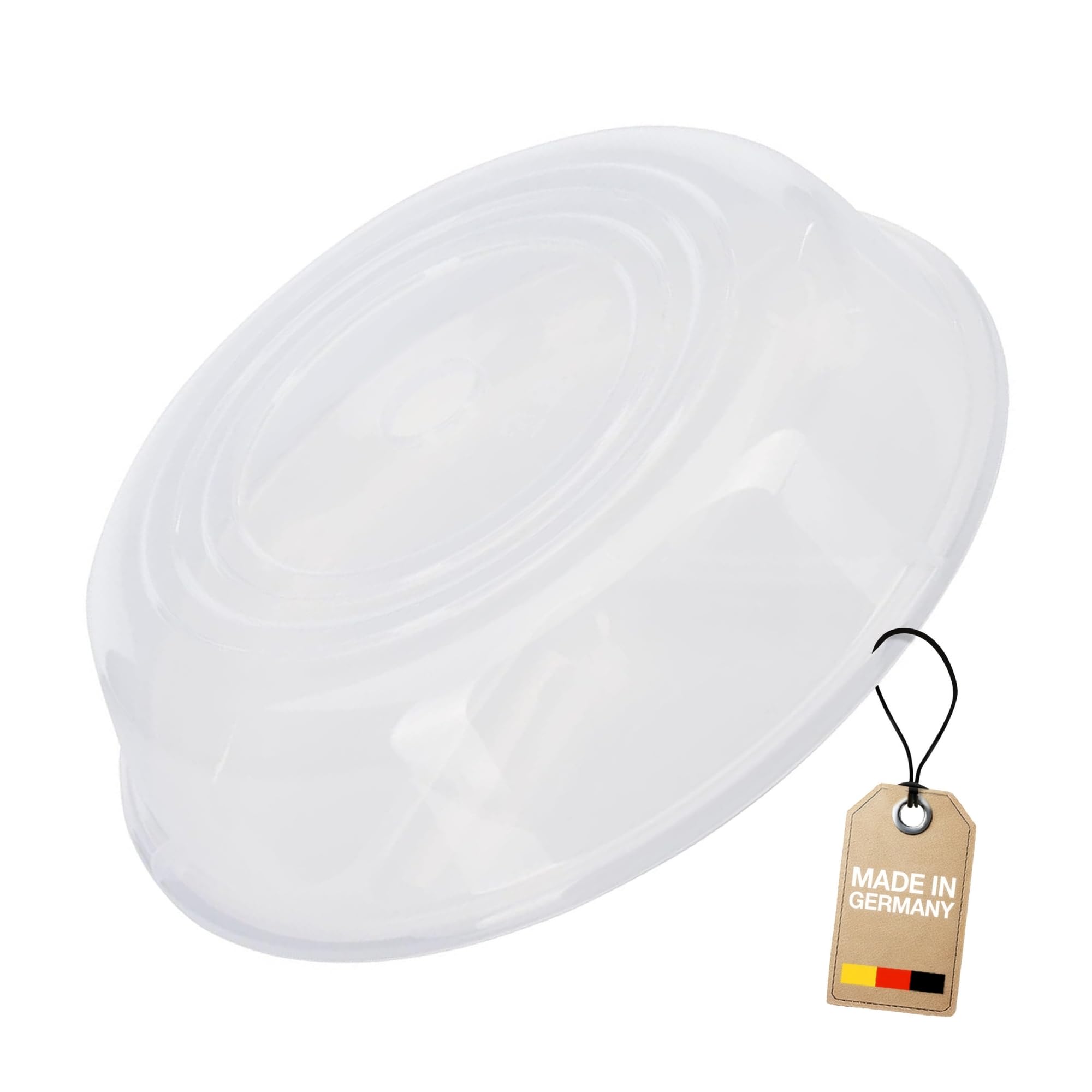 westmark-couvercle-d-assiette-micro-ondes-rond-25-cm-plastique-pp-transparent-sa image 1
