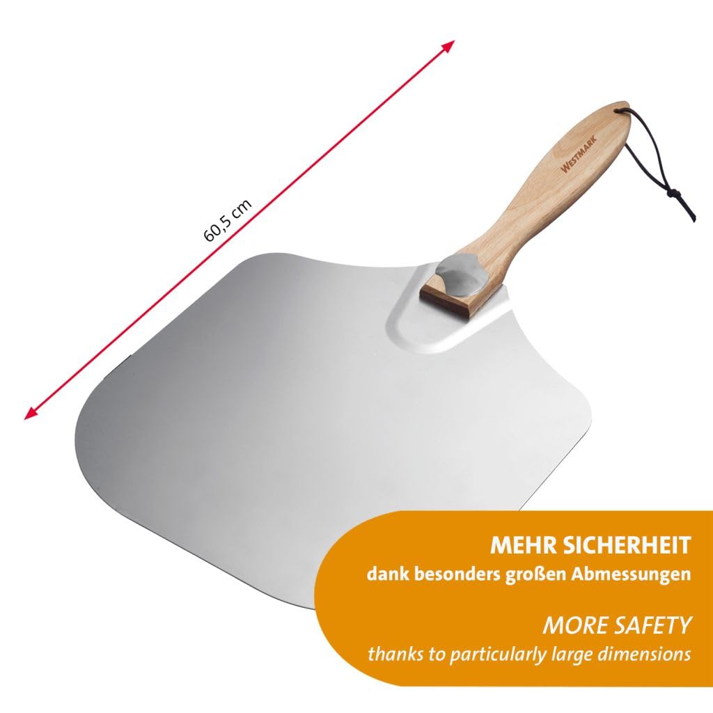 westmark-paolo-32452260-pelle-pizza-aluminium-avec-manche-en-bois-60-cm-argent-m image 5