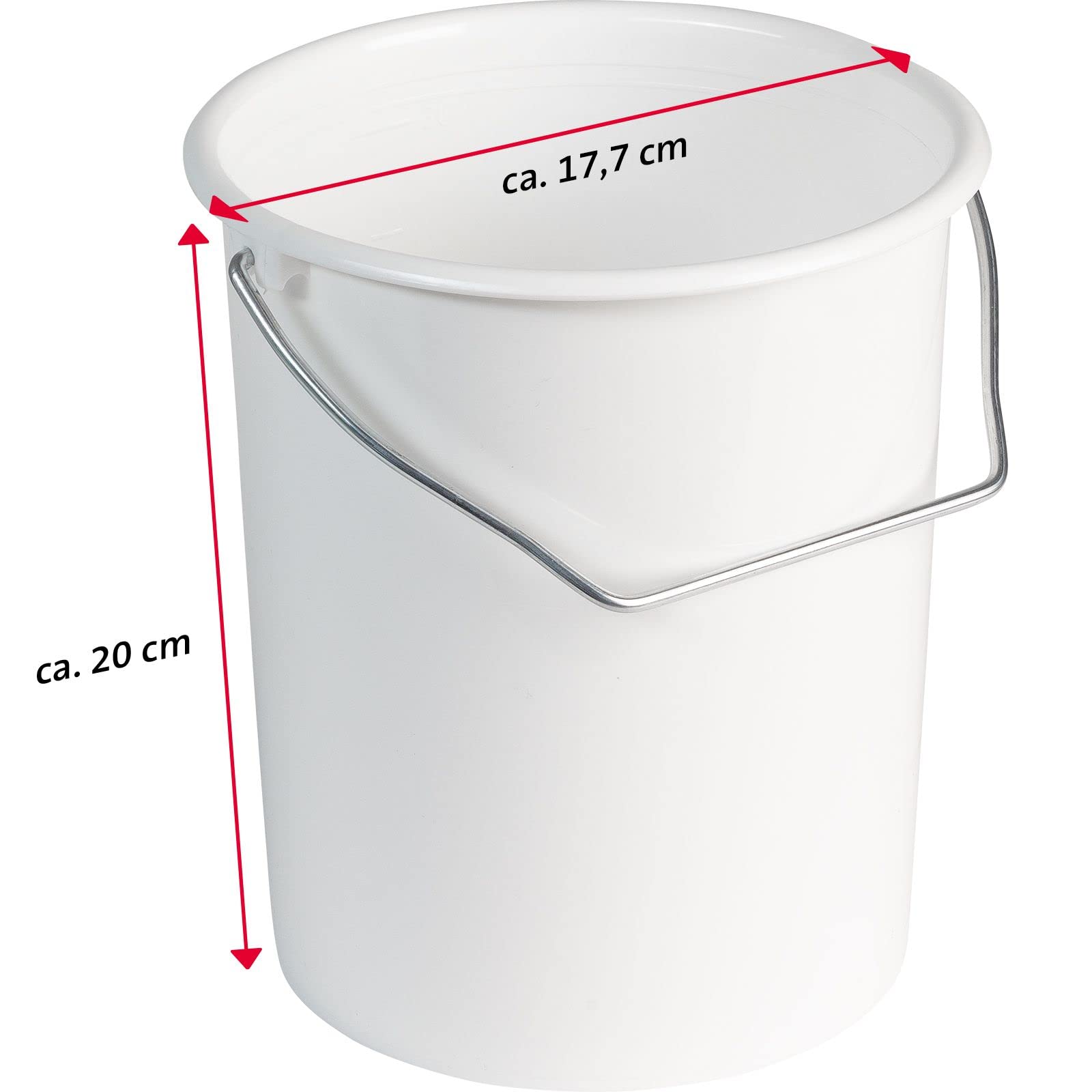 westmark-237922e1-seau-lait-et-provisions-3-l-avec-anse-m-tallique-et-couvercle- image 4