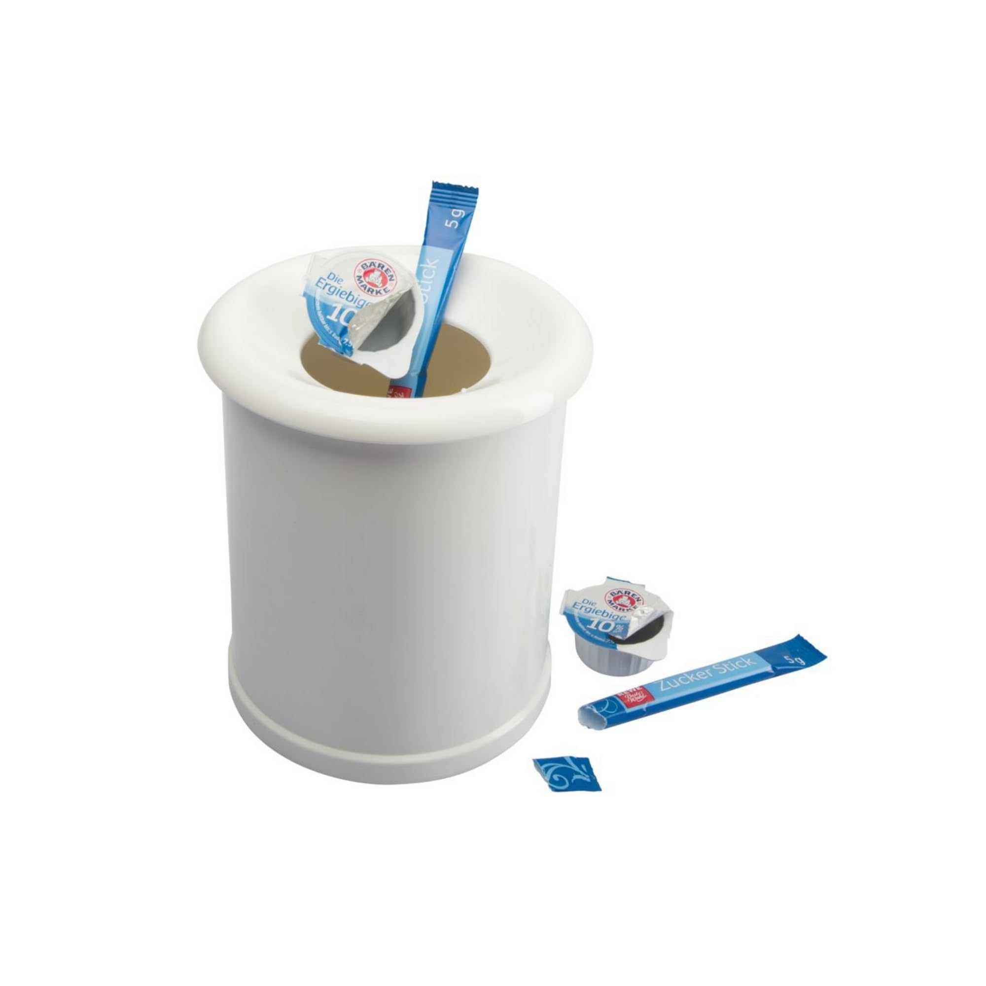 westmark-21202270-poubelle-de-table-1-litre-effet-porcelaine-avec-couvercle-amov image 1