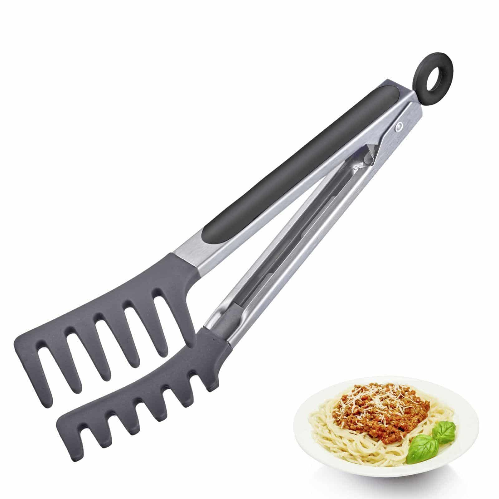 westmark-fork-silicone-mini-16212270-pince-buffet-25-5-cm-en-silicone-et-acier-i image 2