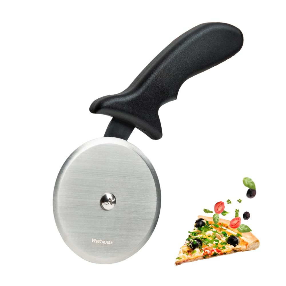 westmark-master-line-13282270-roulette-pizza-xxl-lame-10-cm-acier-inoxydable-noi image 1