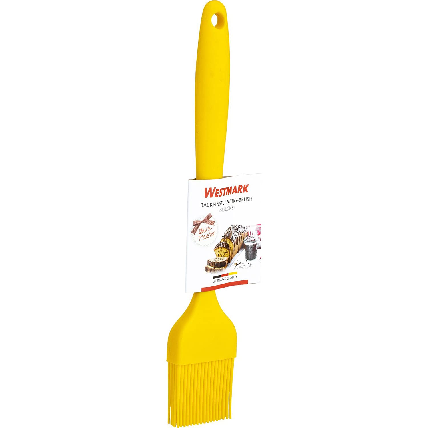 westmark-1556227y-pinceau-badigeonner-et-p-tisserie-silicone-jaune-26-x-4-6-x-1- image 8