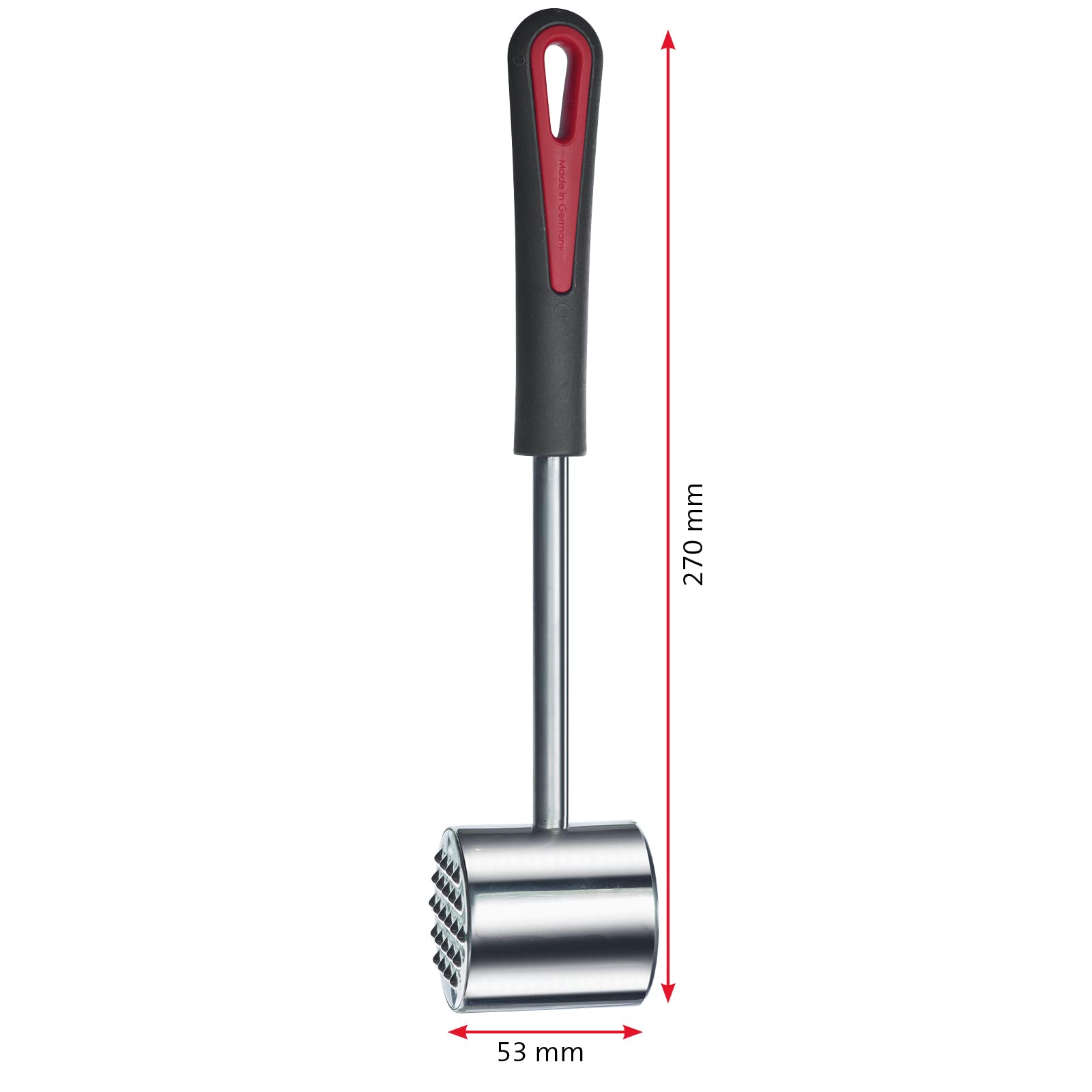 westmark-gallant-marteau-viande-deux-surfaces-grossi-re-et-plate-319-g-plastique image 3