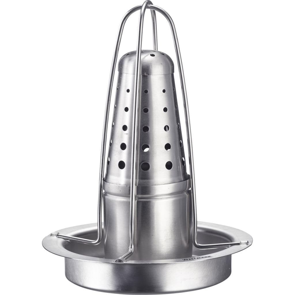 westmark-gril-poulet-vertical-en-acier-inoxydable-support-de-cuisson-avec-r-serv image 1