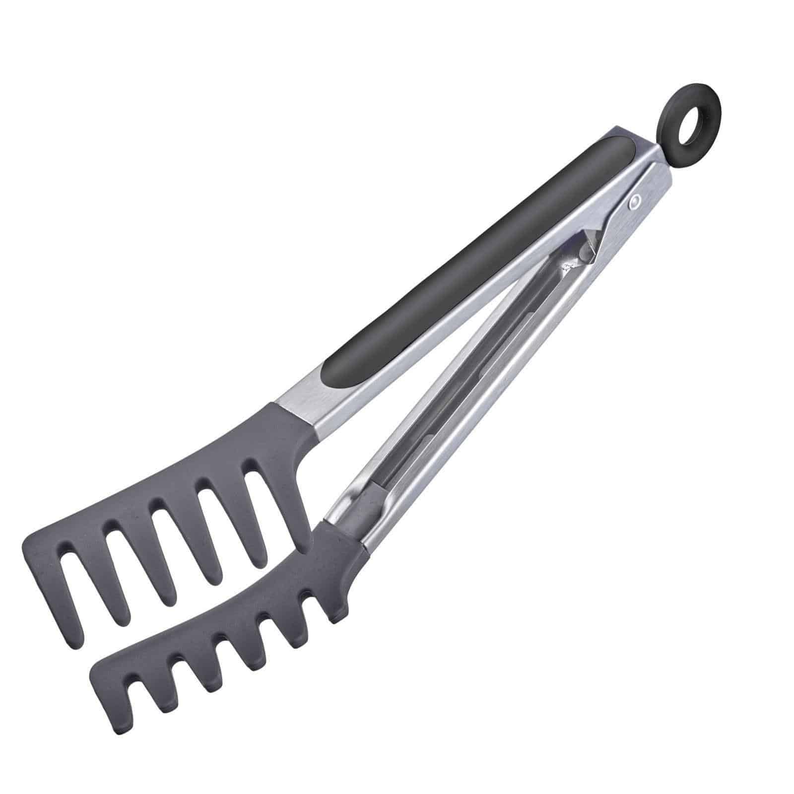 westmark-fork-silicone-mini-16212270-pince-buffet-25-5-cm-en-silicone-et-acier-i image 1