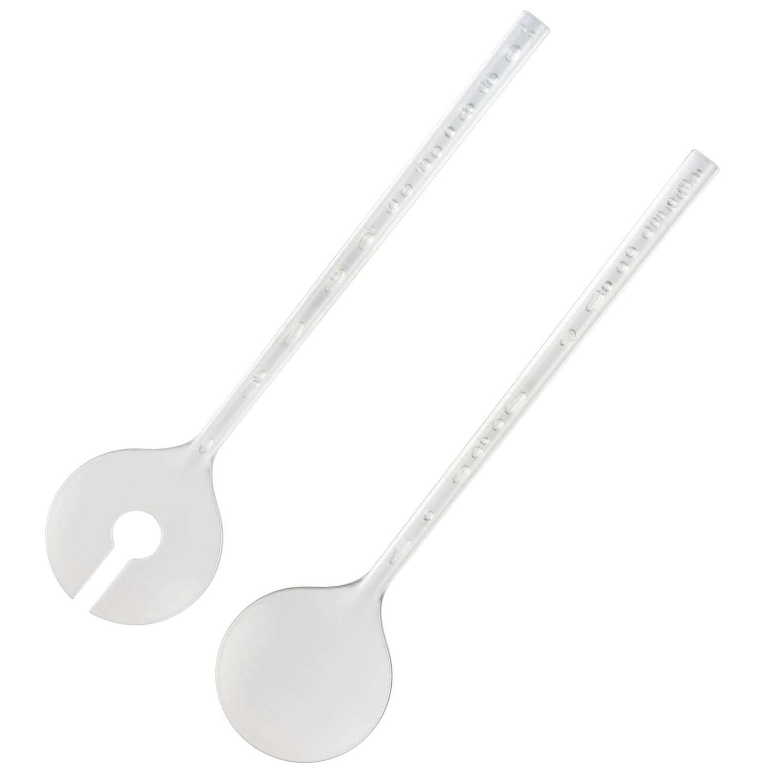 westmark-20922270-couverts-salade-bubbles-lot-de-2-27-5-cm-plastique-san-transpa image 1