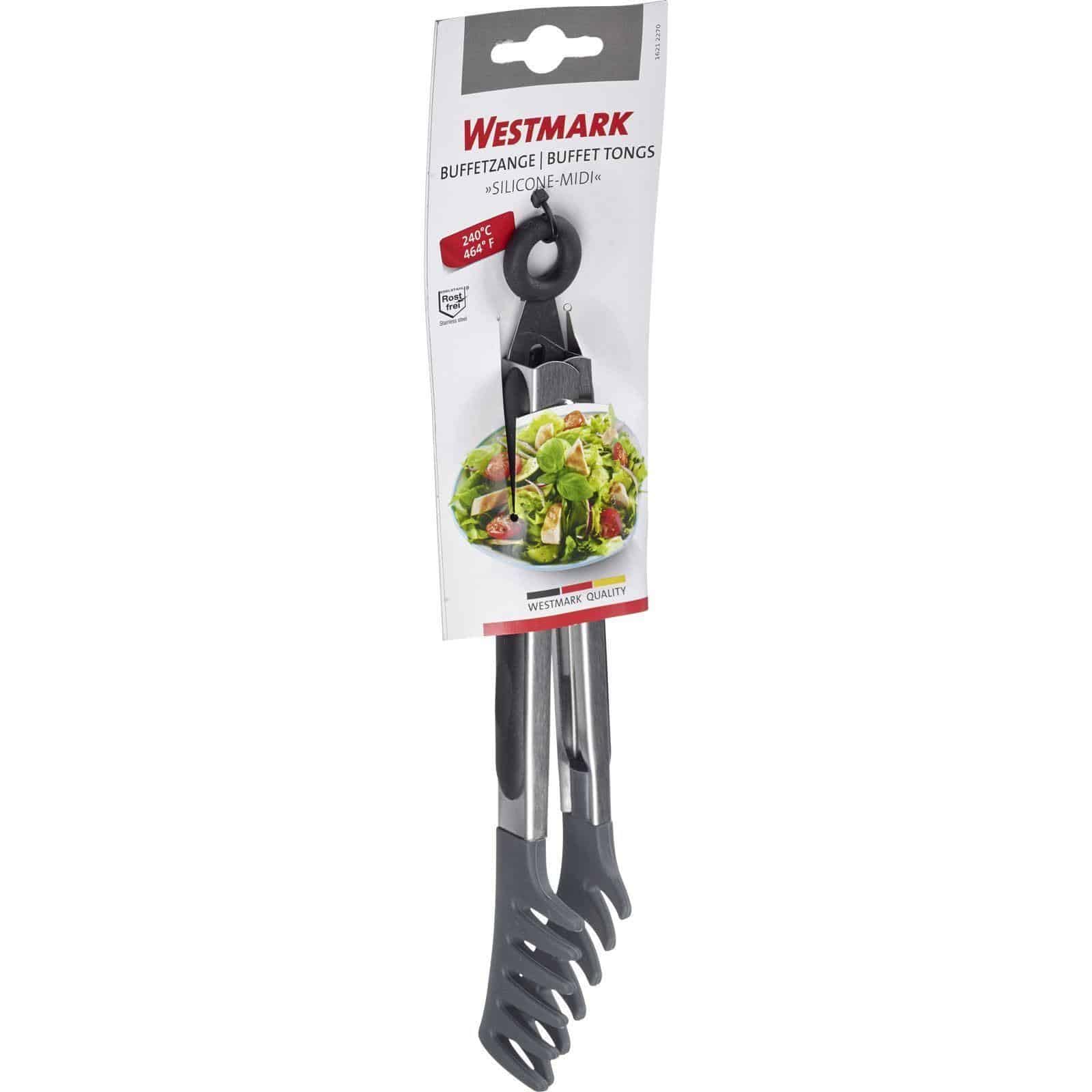 westmark-fork-silicone-mini-16212270-pince-buffet-25-5-cm-en-silicone-et-acier-i image 6