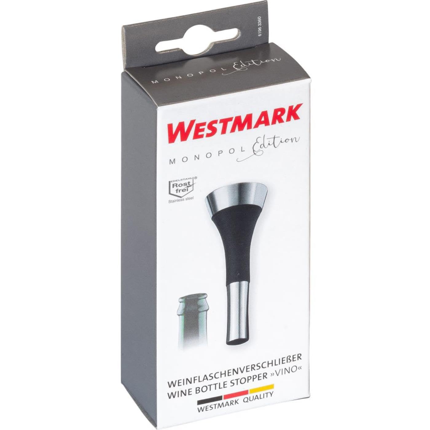 westmark-vino-61963360-bouchon-de-bouteille-monopol-edition-silicone-et-acier-in image 2