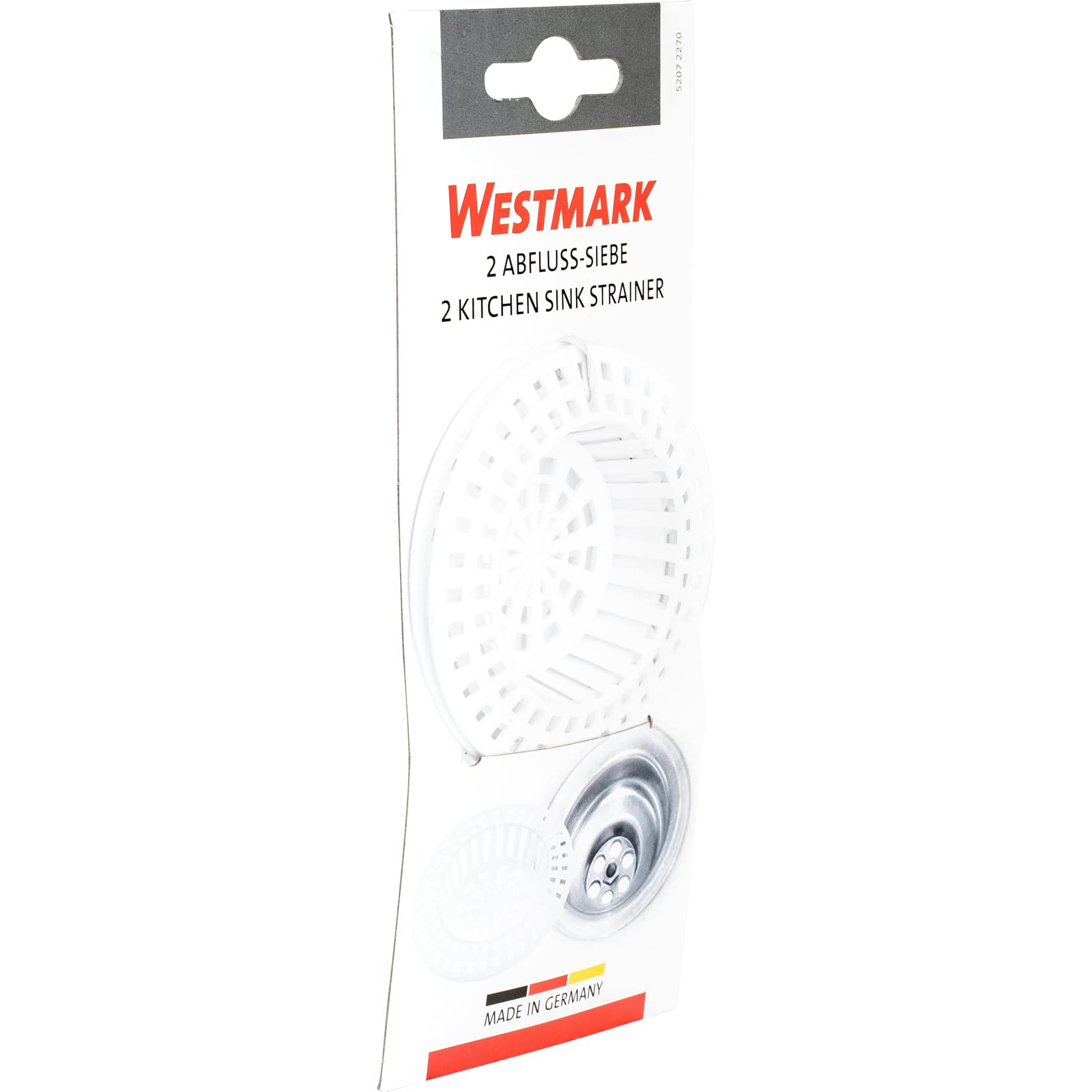 westmark-52072270-lot-de-2-tamis-d-vier-ronds-7-cm-plastique-blanc-fabriqu-en-al image 6