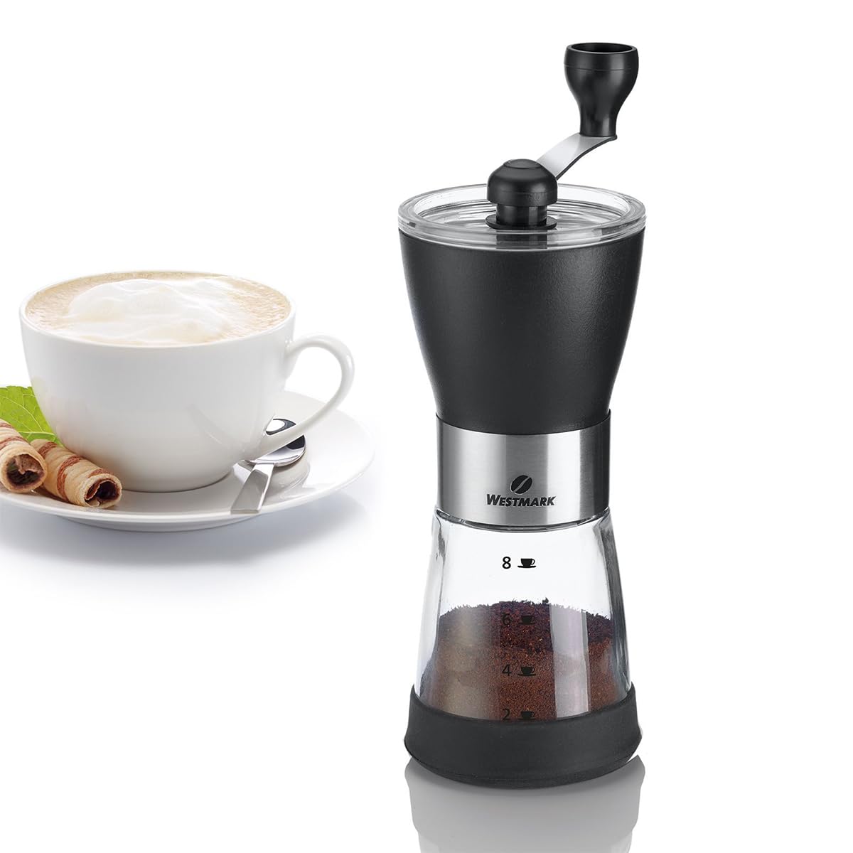 westmark-brasilia-moulin-caf-manuel-rouage-c-ramique-r-glable-1-4-tasses-acier-i image 3