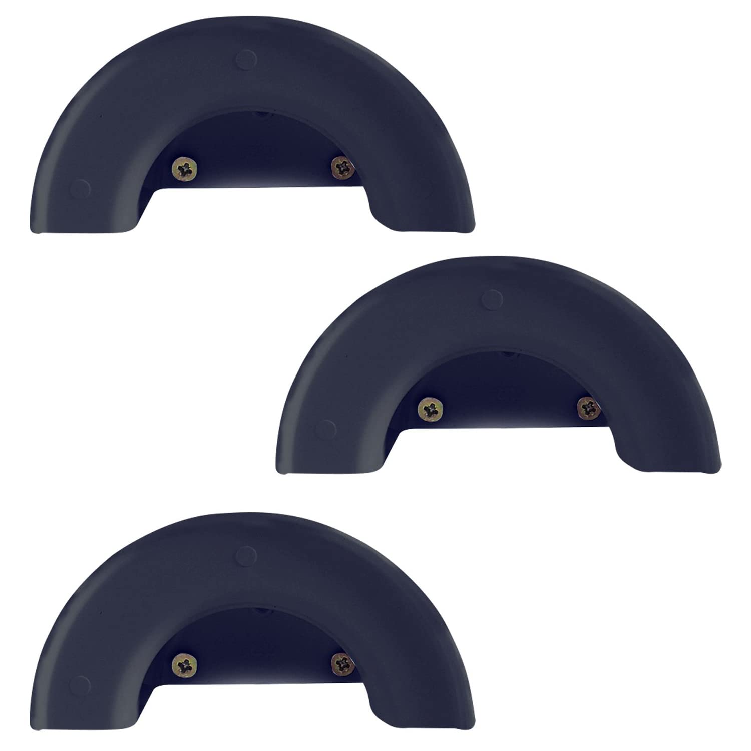 westmark-520122e3-lot-de-3-supports-de-tuyaux-et-c-bles-incassables-visser-plast image 1