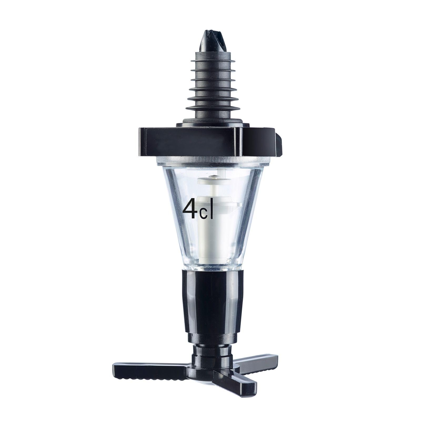 westmark-92402230-doseur-r-glable-4-cl-plastique-noir-transparent-pour-bouteille image 1
