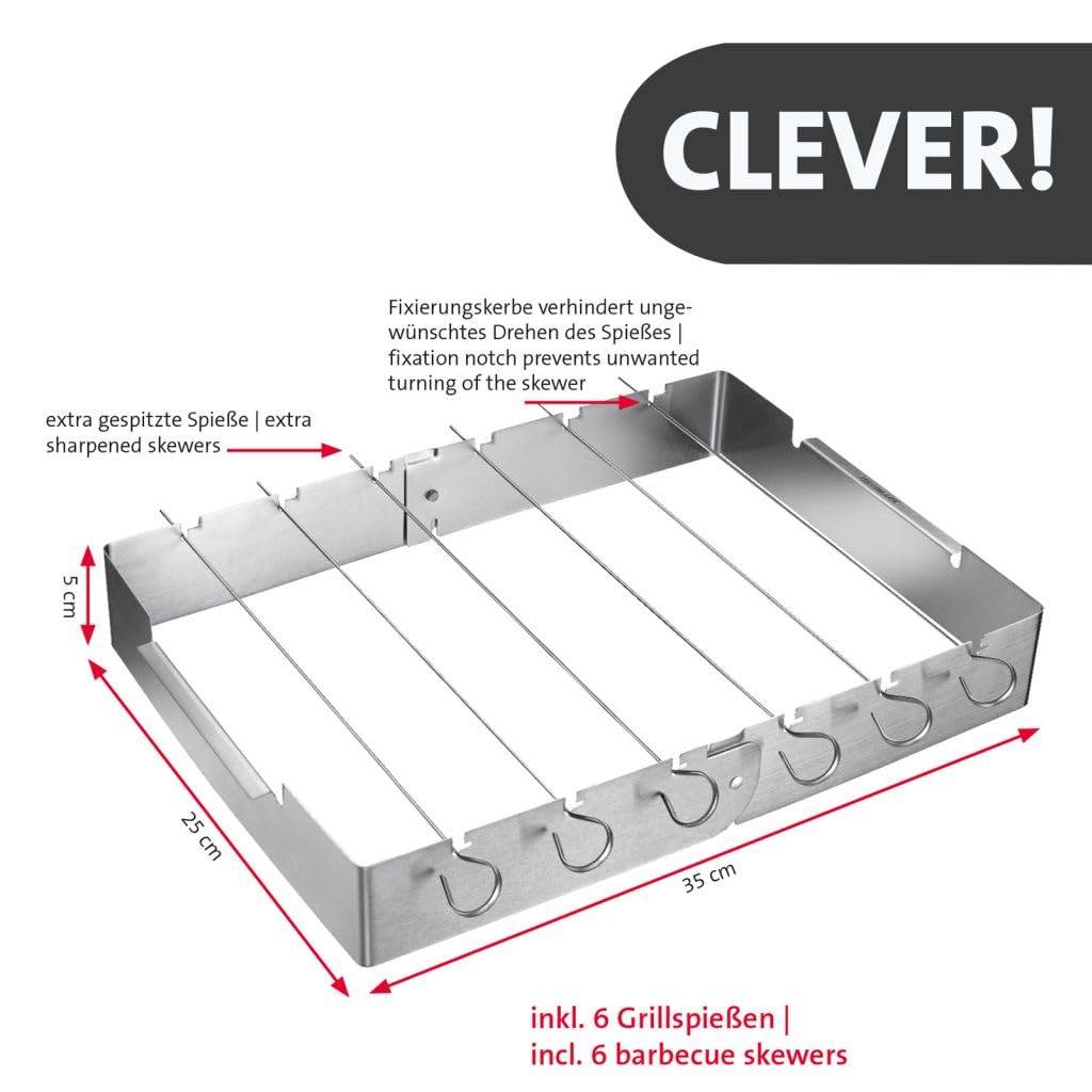 westmark-support-pour-brochettes-7-pi-ces-6-brochettes-inox-support-pour-chiches image 4