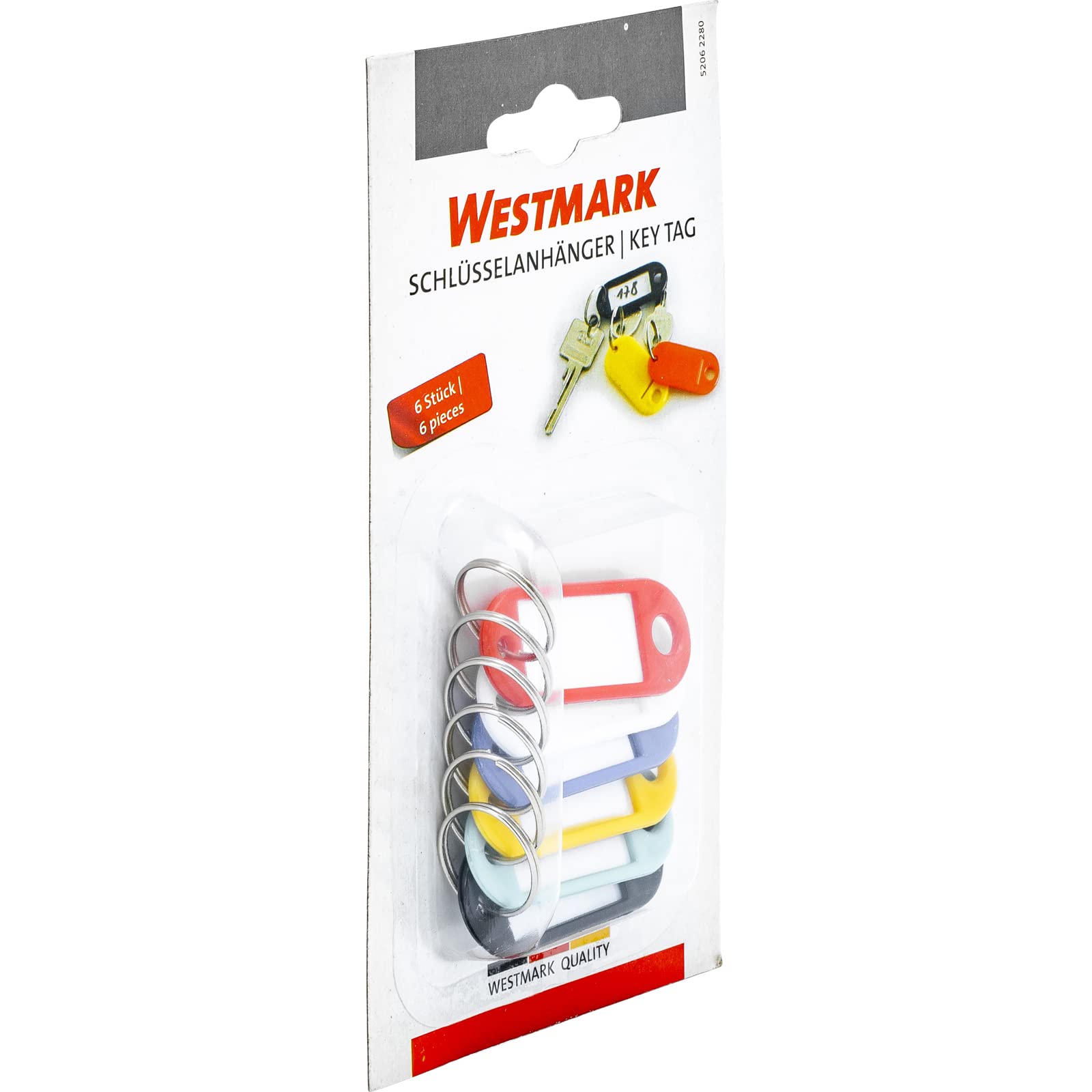 westmark-set-de-porte-cl-s-tiquettes-6-pi-ces-7-cm-multicolore image 6