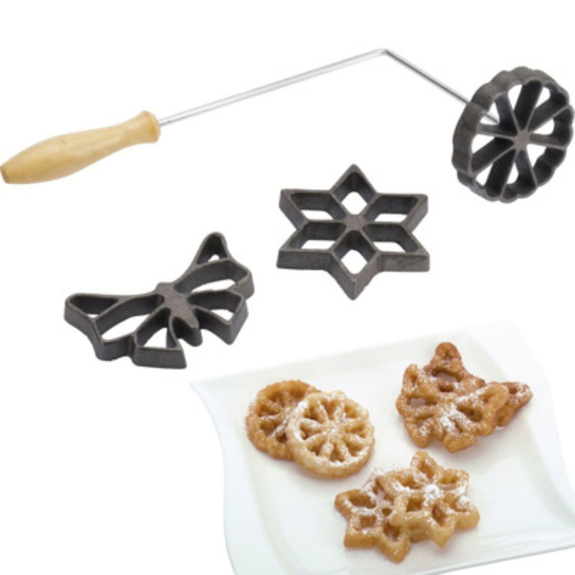 westmark-32242260-moules-gaufres-manuels-3-motifs-avec-livre-de-recettes-acier-e image 3