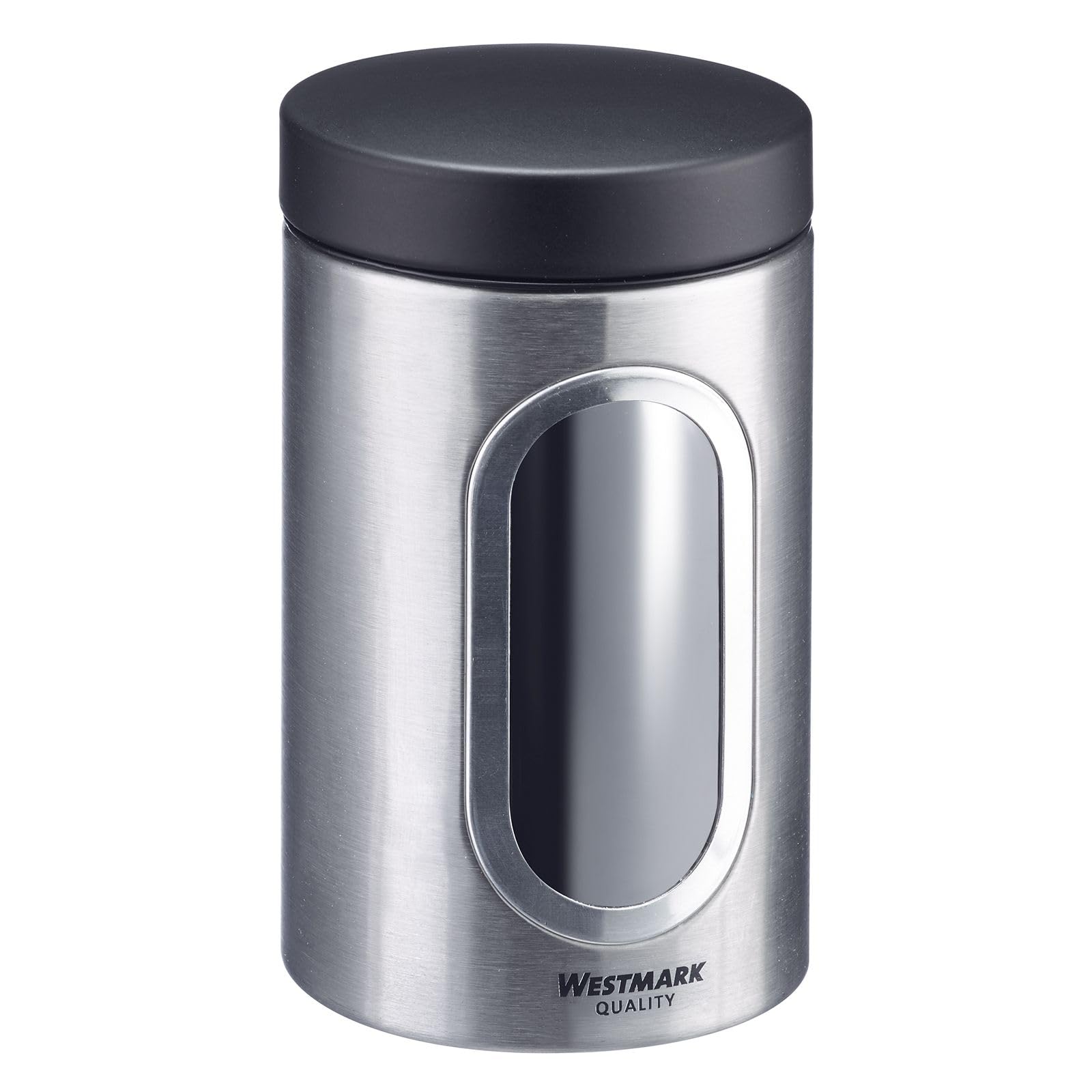 westmark-bo-te-de-conservation-ronde-avec-fen-tre-950-ml-acier-inoxydable-avec-c image 1