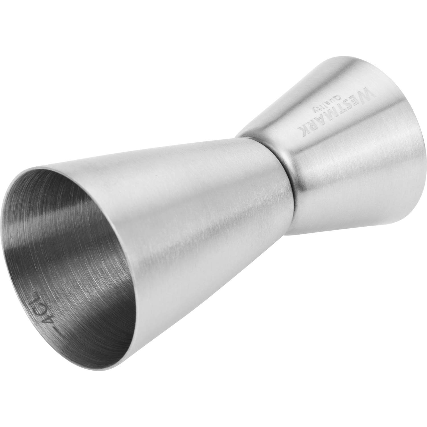 westmark-jigger-mesure-de-bar-inox-2-4-cl-forme-sablier-argent-62772260 image 2