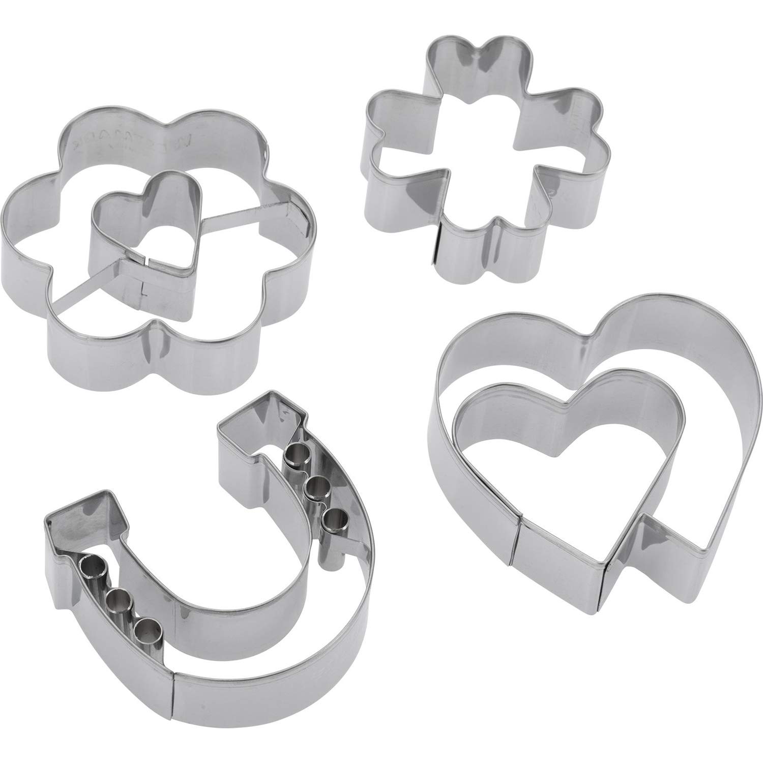 westmark-31932260-set-bonheur-et-amour-de-4-emporte-pi-ces-en-acier-inoxydable-f image 1