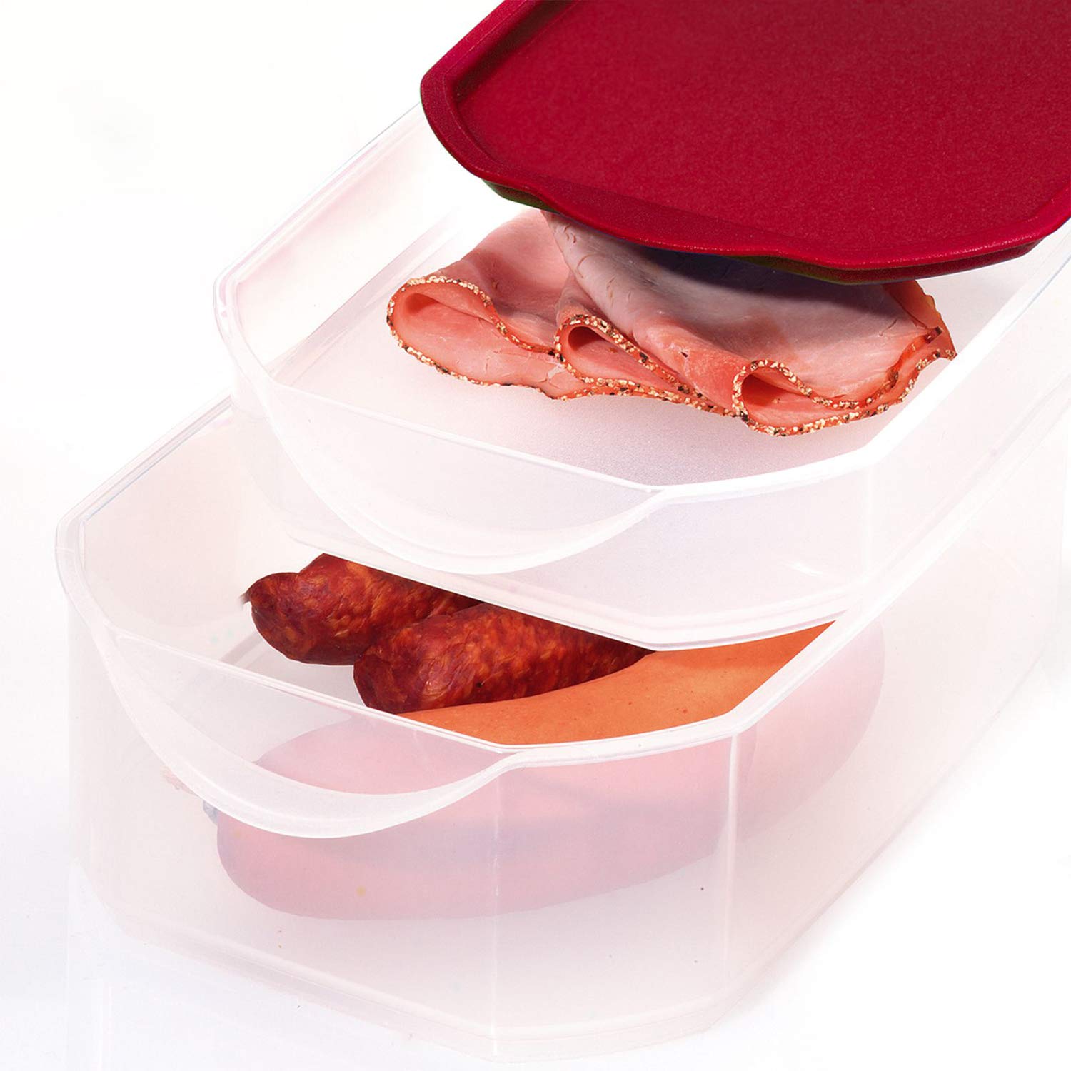 westmark-23482270-set-de-plat-charcuterie-fresh-23-cm-transparent-rouge-avec-2-b image 5