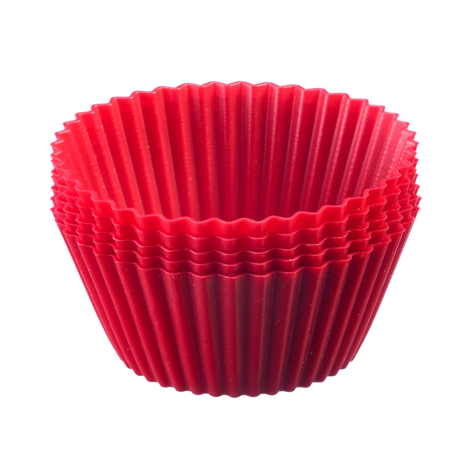 westmark-30142260-moules-muffin-en-silicone-rouges-7-x-7-x-3-cm-set-de-6 image 6