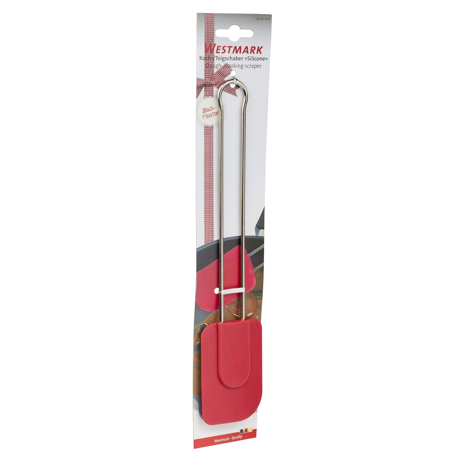 westmark-15462270-spatule-p-te-en-silicone-28-5-cm-avec-manche-inox-racloir-et-d image 6
