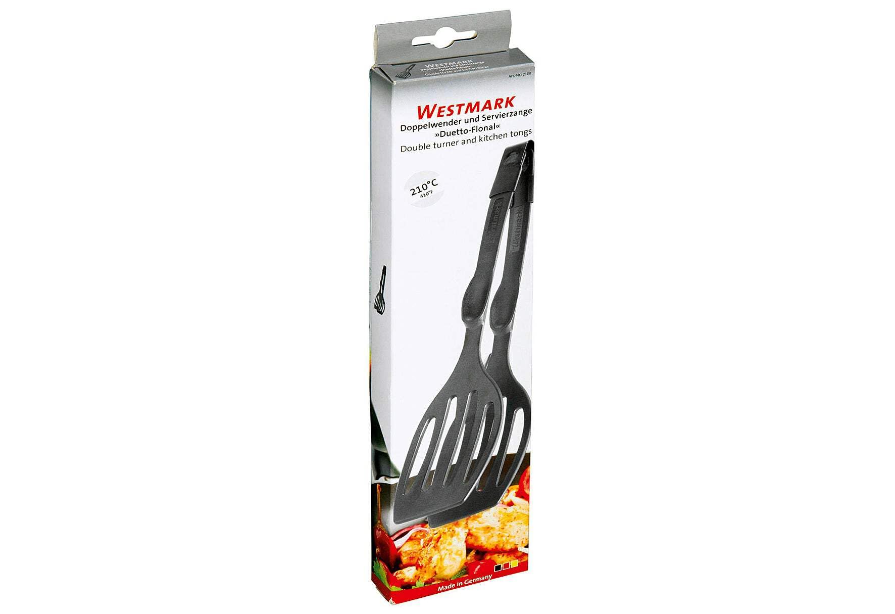 westmark-duetto-flonal-double-spatule-et-pince-de-service-28-9-cm-en-plastique-n image 3