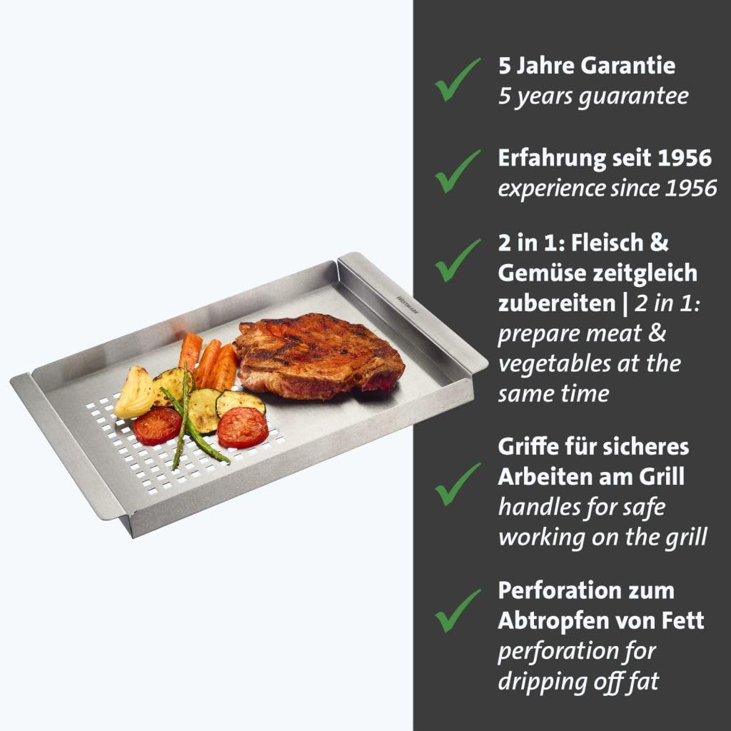 westmark-bol-barbecue-2-en-1-plaque-de-grillade-multifonction-avec-moiti-perfor- image 2