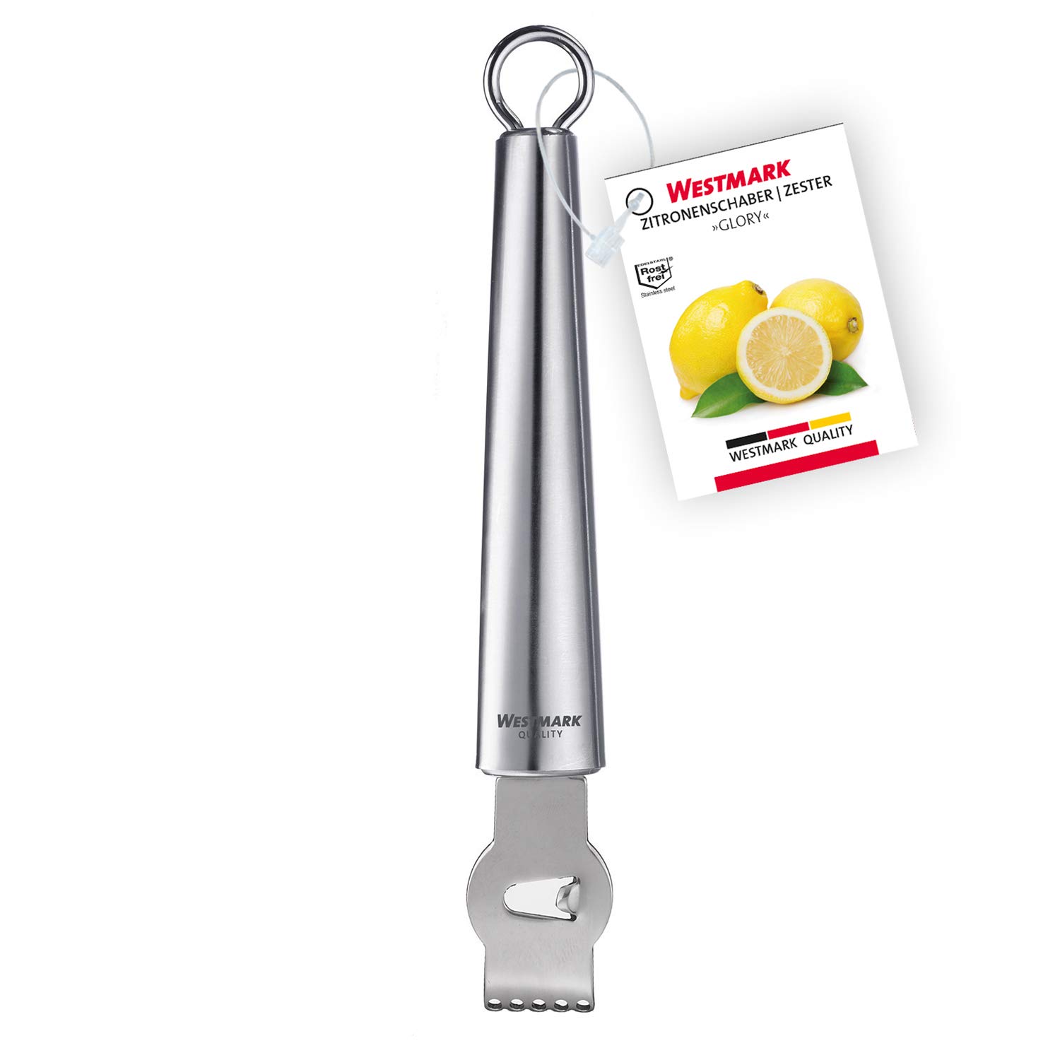 westmark-zesteur-citron-glory-avec-couteau-canneler-acier-inoxydable-17-5-cm-arg image 8