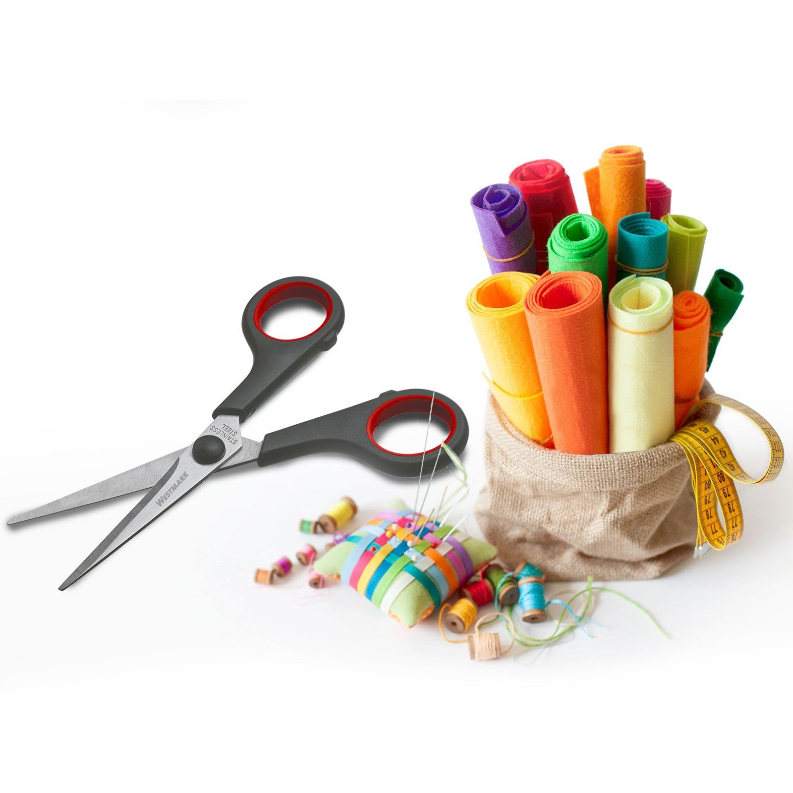 westmark-ciseaux-universels-14-cm-pour-plastique-papier-et-carton-acier-inoxydab image 6
