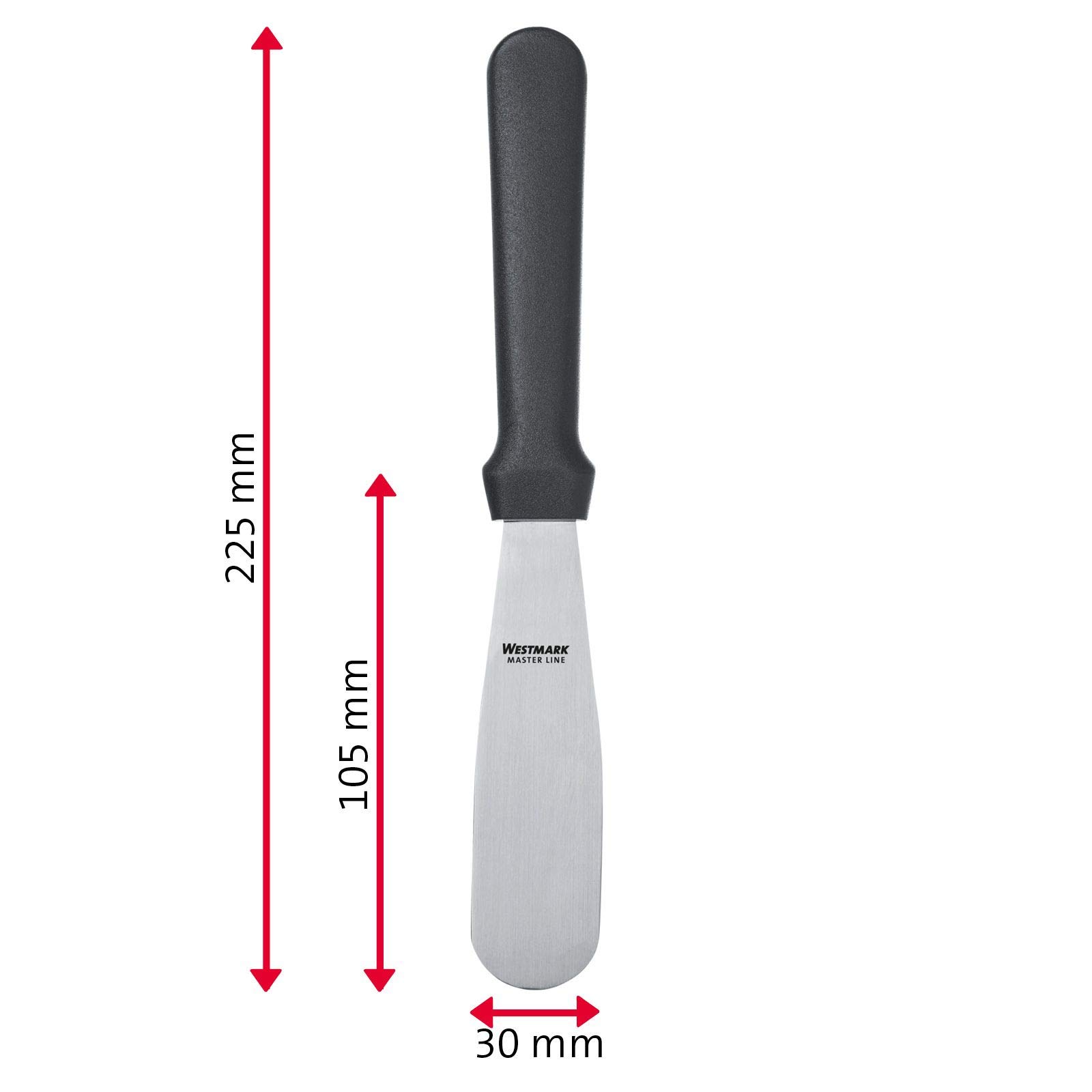 westmark-31182270-spatule-professionnelle-master-line-droite-flexible-22-5-cm-ac image 3