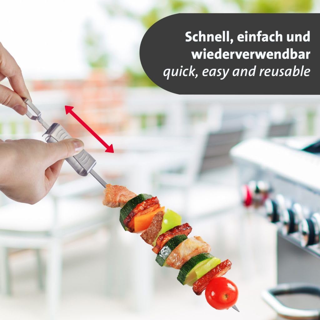 westmark-15972270-lot-de-4-brochettes-barbecue-extra-longues-en-acier-inoxydable image 4