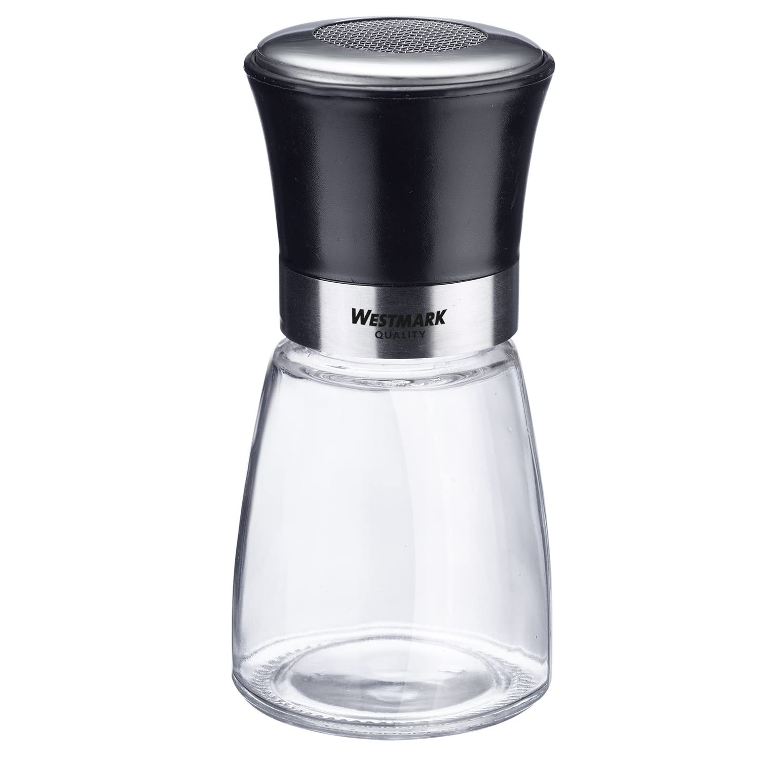 westmark-blacky-69512260-saupoudreuse-de-sucre-glace-190-ml-tamis-inox-mailles-f image 1