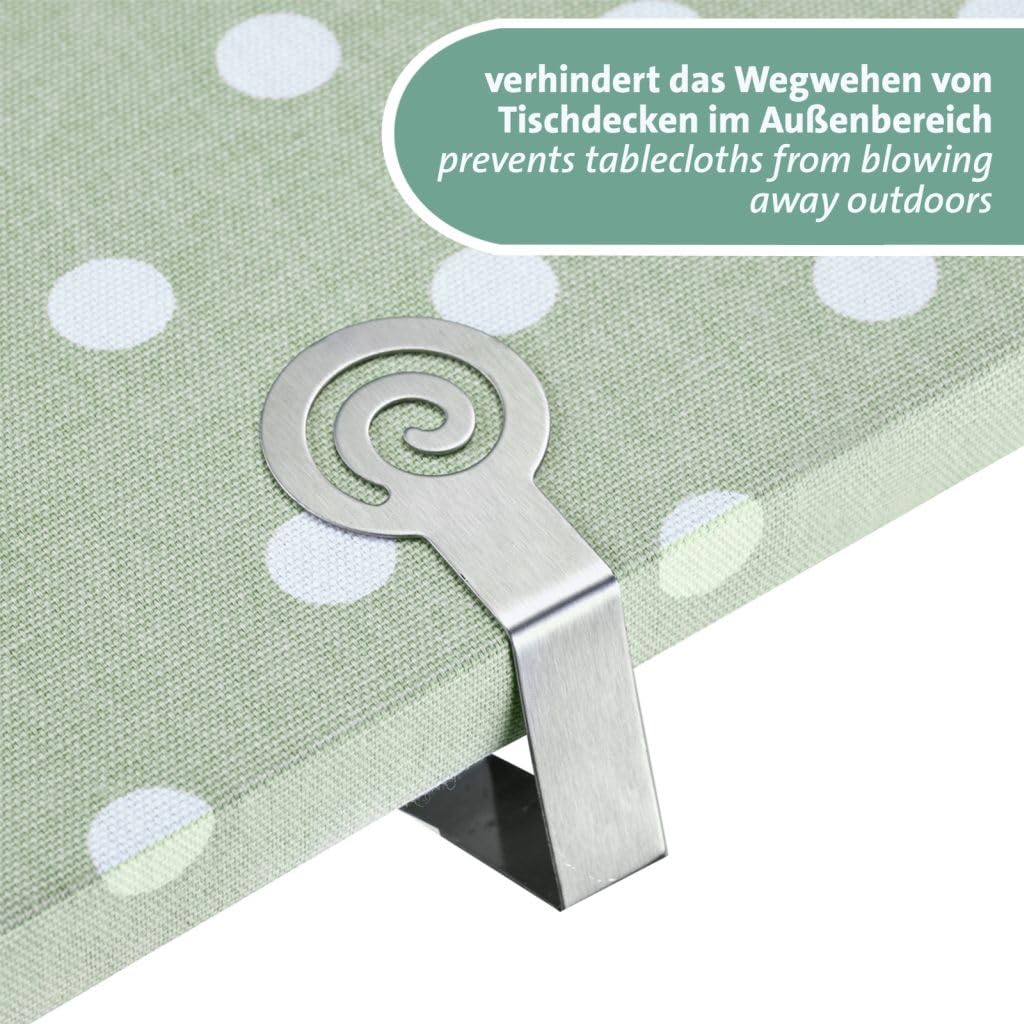 westmark-spirale-64292260-lot-de-4-pinces-nappe-en-acier-inoxydable-pour-plateau image 6