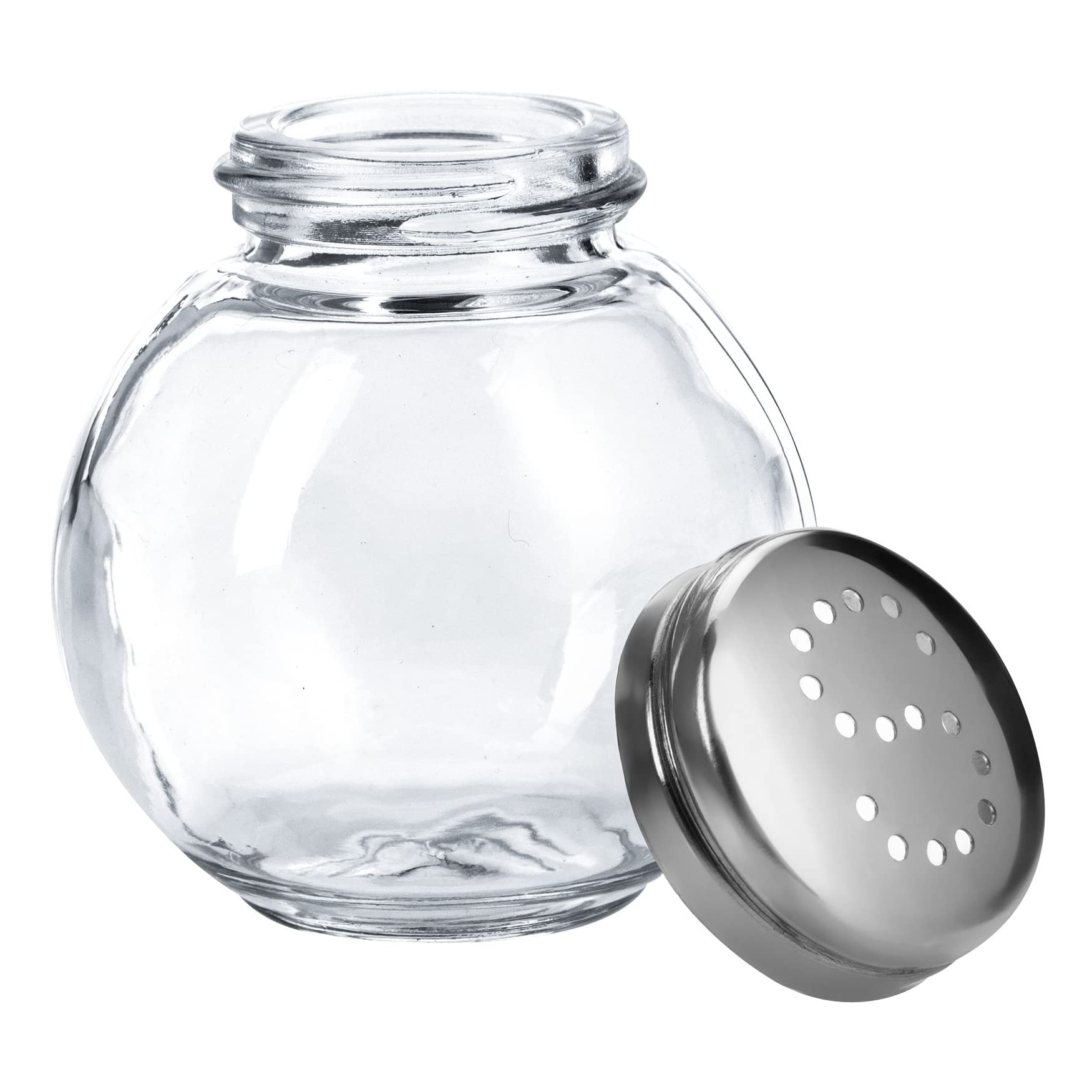 westmark-roma-654722e2-set-de-12-sali-res-en-verre-et-acier-inoxydable-50-ml-cha image 4
