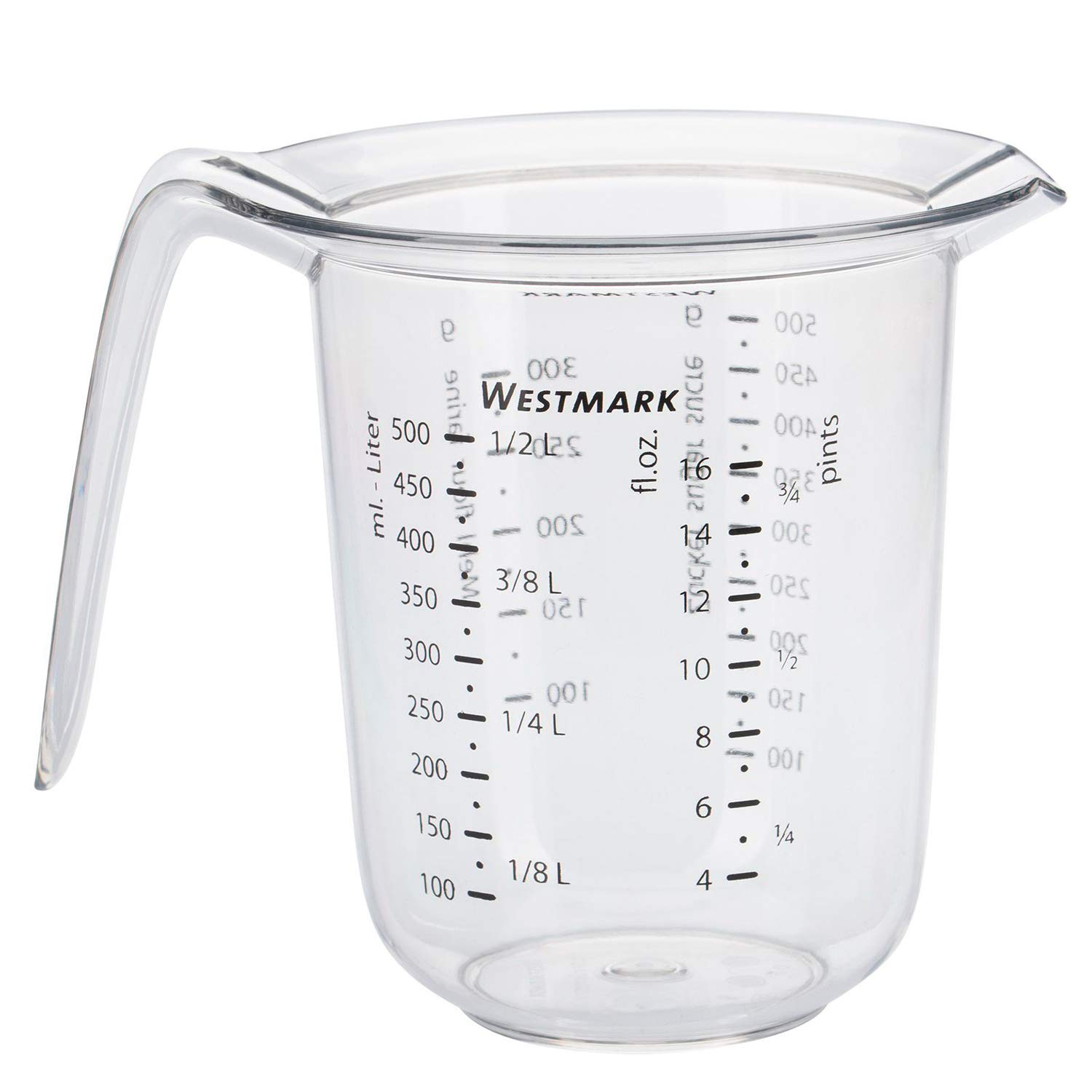 westmark-cruche-mesureur-0-5-l-avec-graduations-multilingues-plastique-transpare image 5