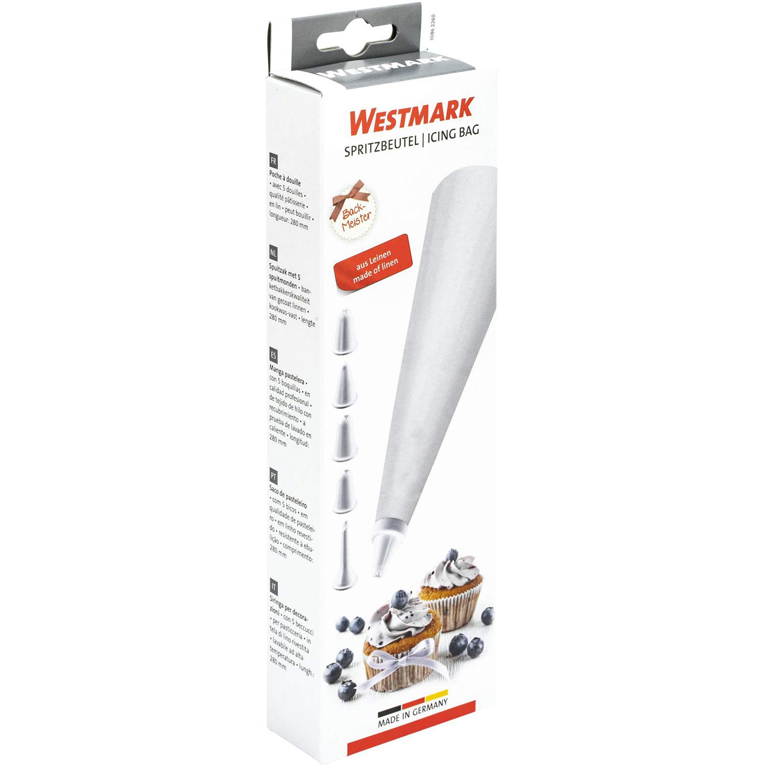 westmark-30862260-set-de-7-poches-douille-poche-gla-age-adaptateur-et-5-embouts- image 8