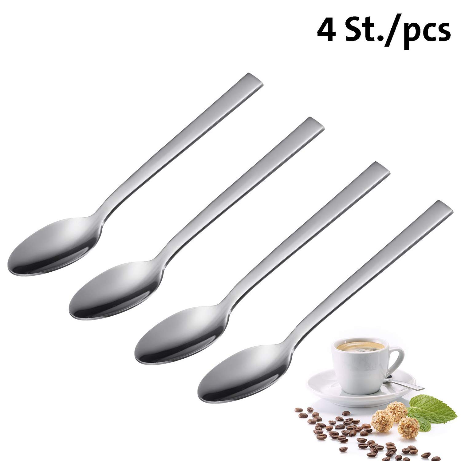 westmark-cuill-re-espresso-set-de-4-18-10-acier-inoxydable-poli-longueur-11-cm-6 image 2