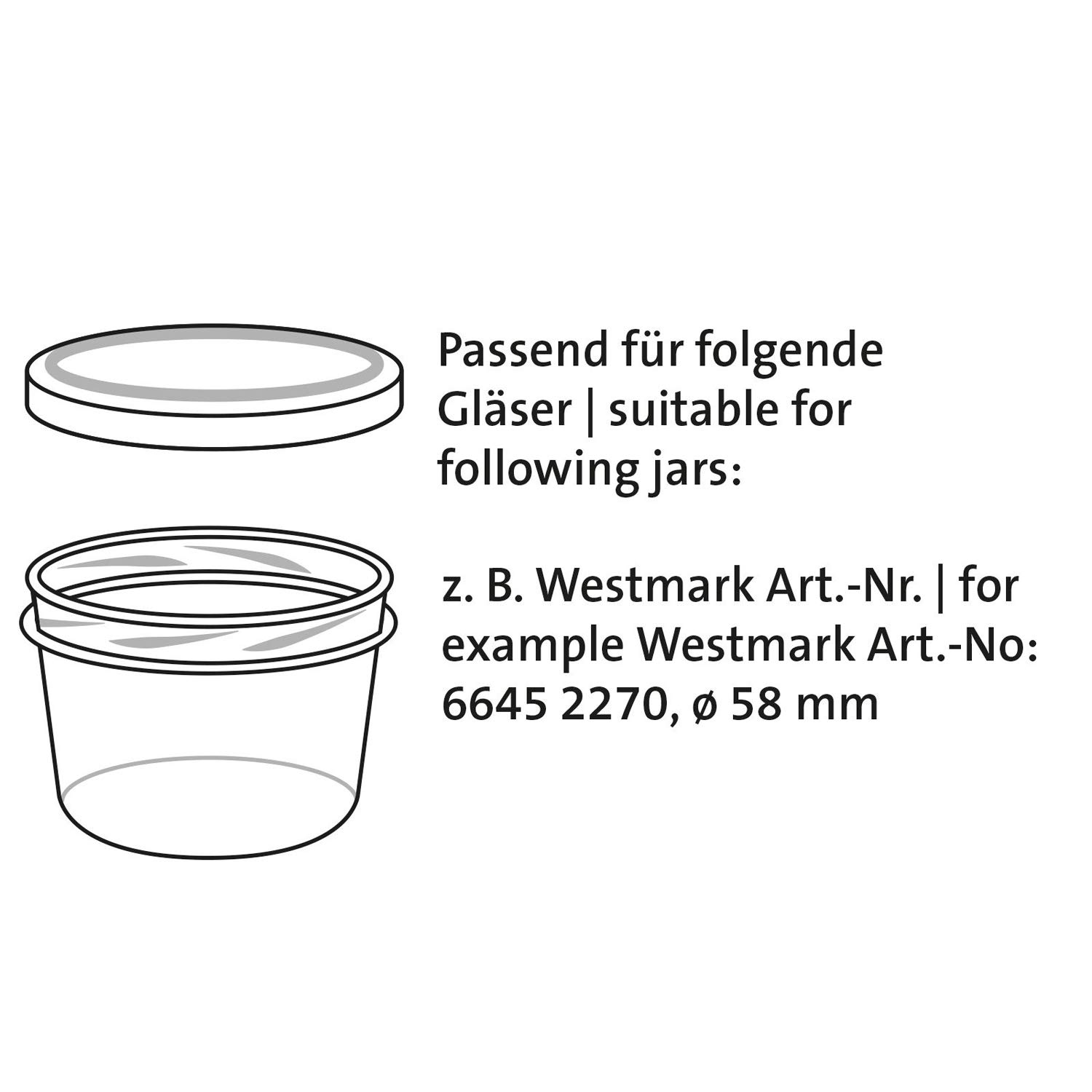 westmark-couvercles-visser-twist-off-58-mm-pour-bocaux-de-conservation-lot-de-6- image 8