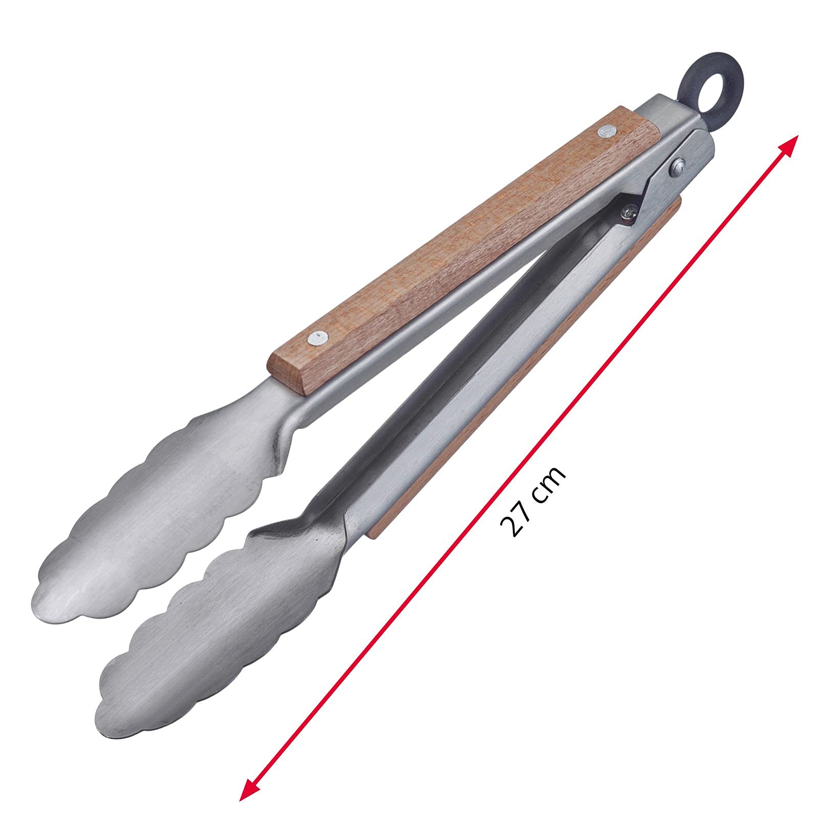 westmark-16272270-pince-barbecue-classic-wood-mini-acier-inoxydable-et-poign-es- image 6