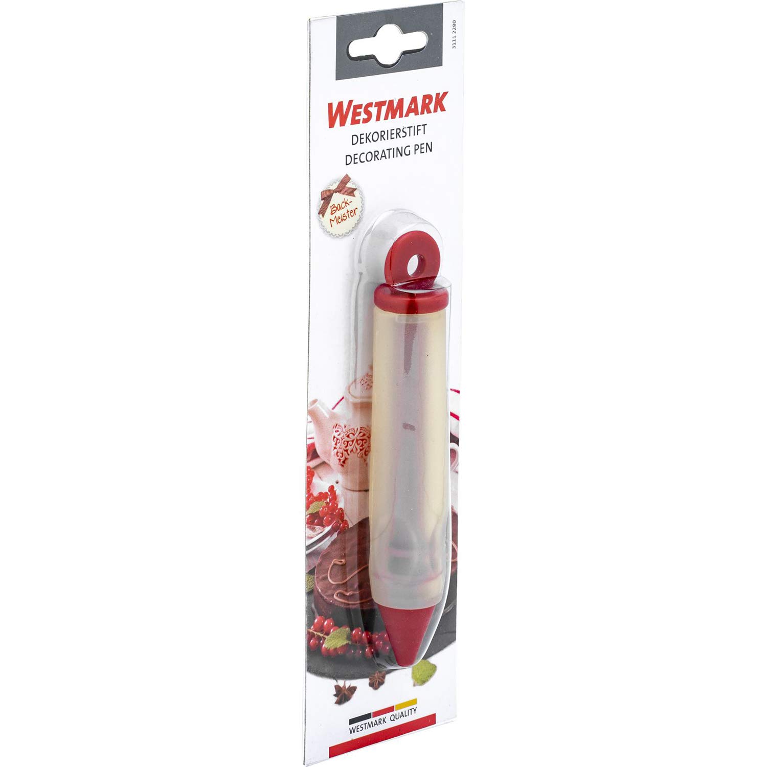 westmark-31112280-stylo-de-d-coration-p-tisserie-en-silicone-blanc-rouge-transpa image 8