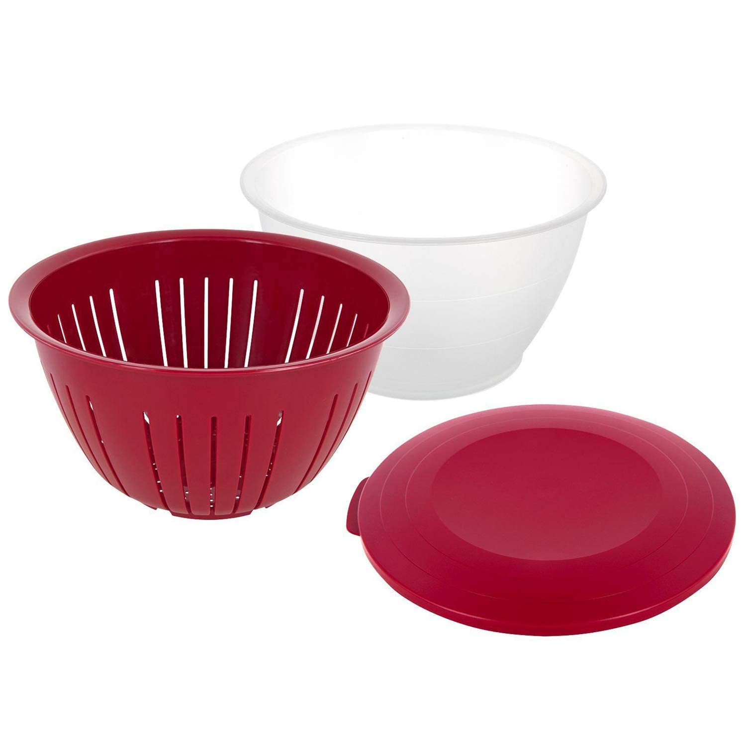 westmark-olympia-2418227r-ensemble-bol-avec-couvercle-et-passoire-3-pi-ces-4-4-l image 1