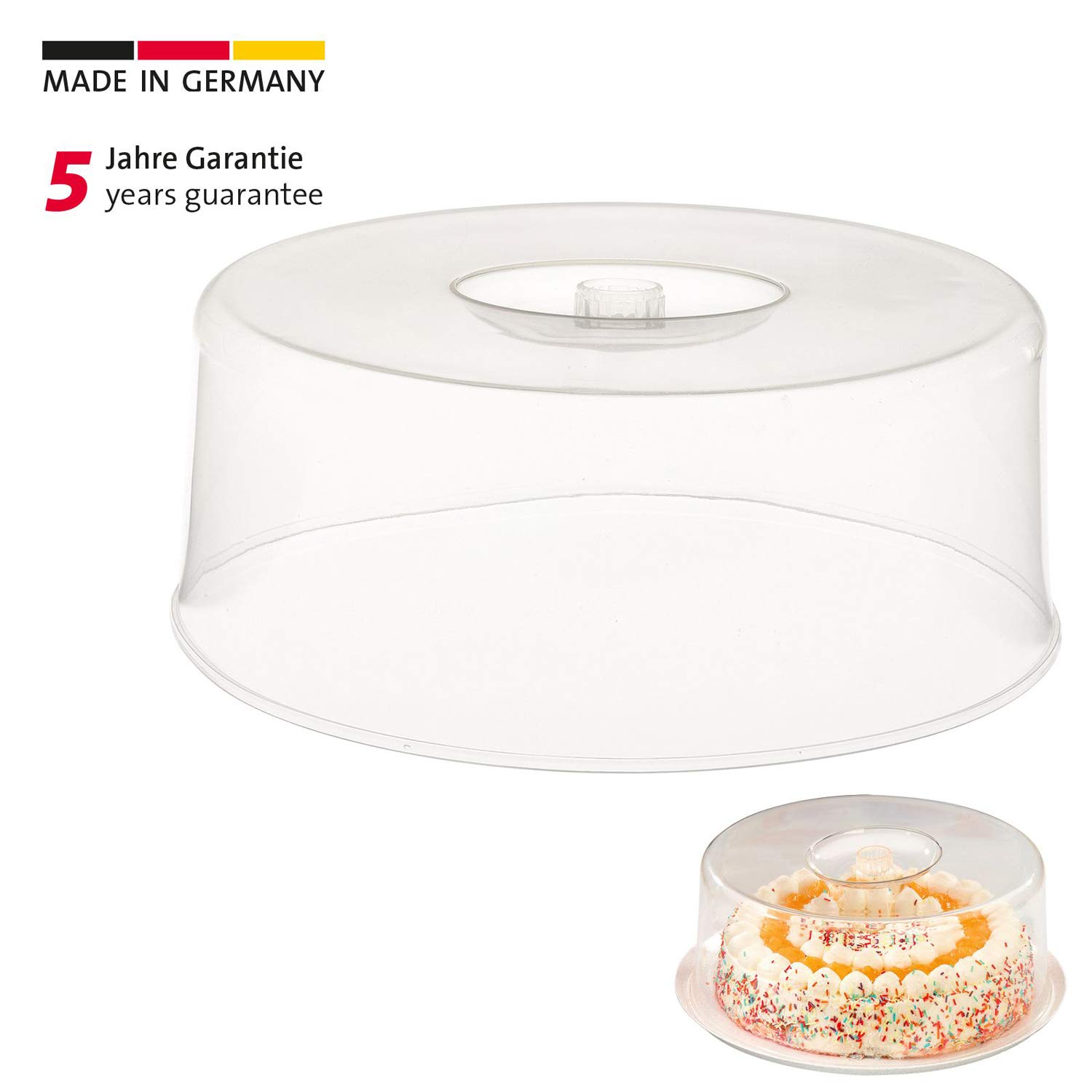 westmark-34242251-cloche-g-teau-30-cm-poign-e-plastique-transparente image 2