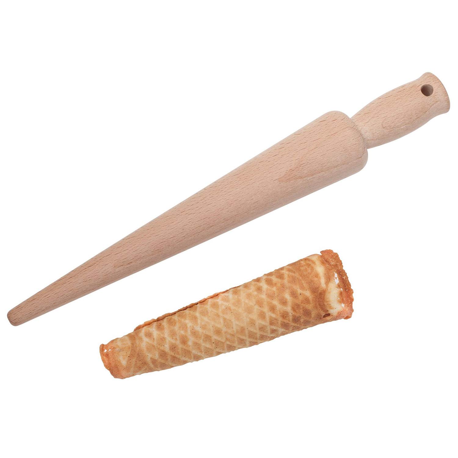 westmark-moule-conique-gaufres-et-cornets-glace-bois-de-h-tre-non-trait-28-cm-30 image 2